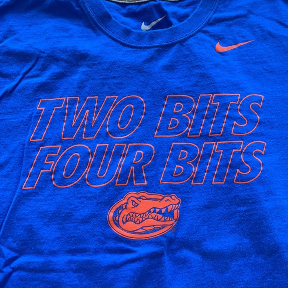 🐊Nike Florida Gators Two Bits T-shirt💙🧡
